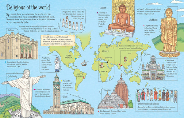 An Usborne Flap Book: See Inside World Religions