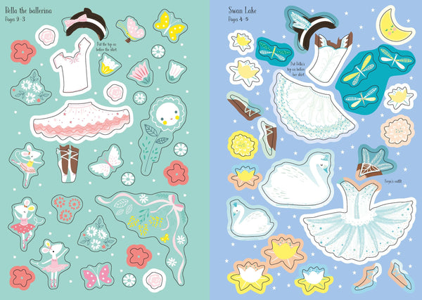 Usborne Activities: Little Sticker Dolly Dressing Ballerina