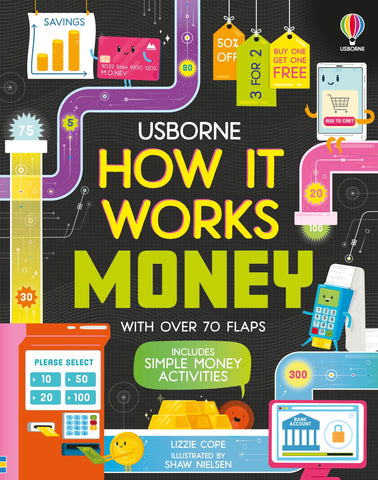 Usborne How It Works Money With Over 70 Flaps