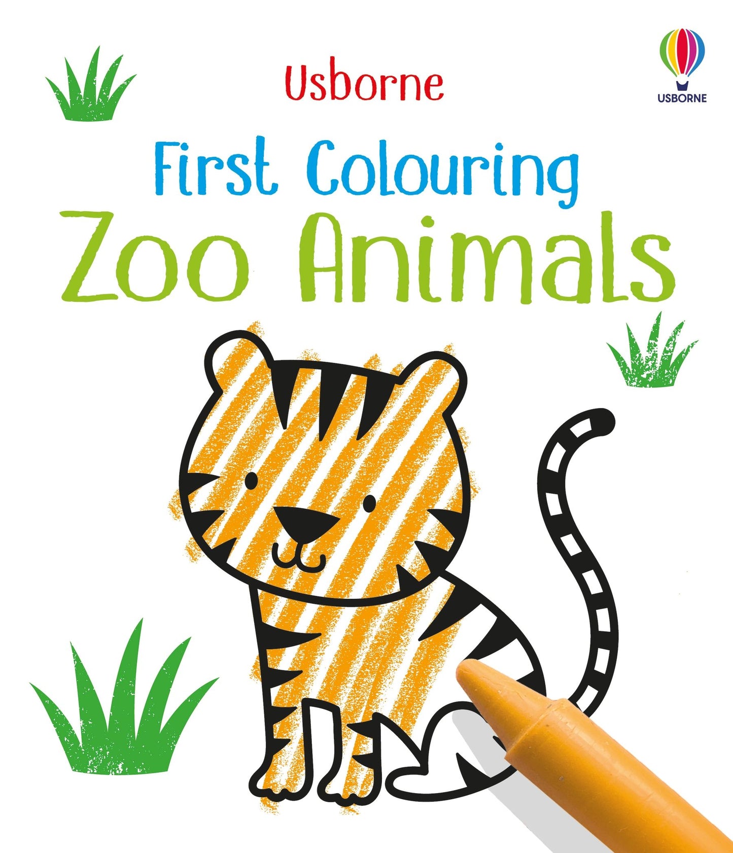 Usborne First Colouring Zoo Animals