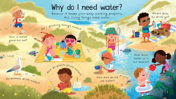 Usborne Lift-the-Flap First Questions and Answers: Where Does Water Come From?