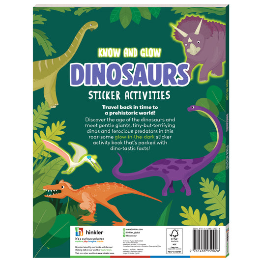 Know and Glow Dinosaurs Sticker Activities