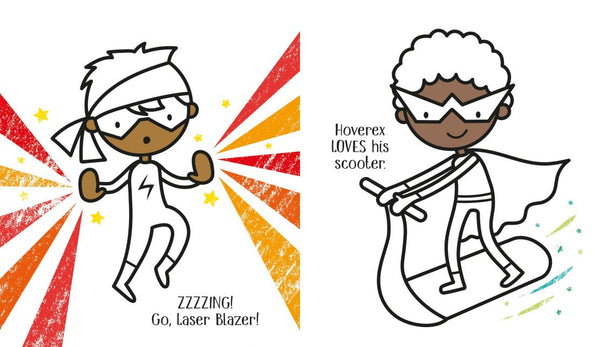Usborne First Colouring Superheroes