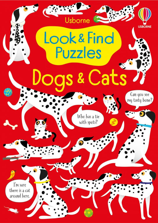Usborne Look and Find Puzzles Dogs & Cat