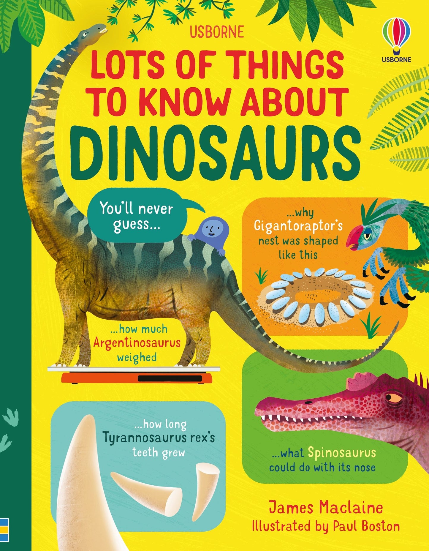 Usborne: Lots Of Things To Know About Dinosaurs