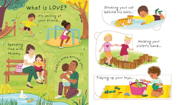 Usborne Lift-the-Flap Very First Questions & Answers: What is love?