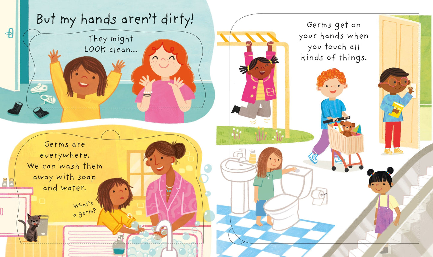 Usborne Lift-the-Flap Very First Questions and Answers: Why Do I Need to Wash?