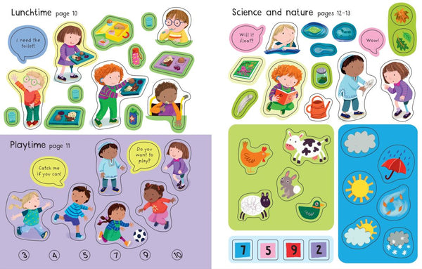 Usborne First Sticker Book: Starting School