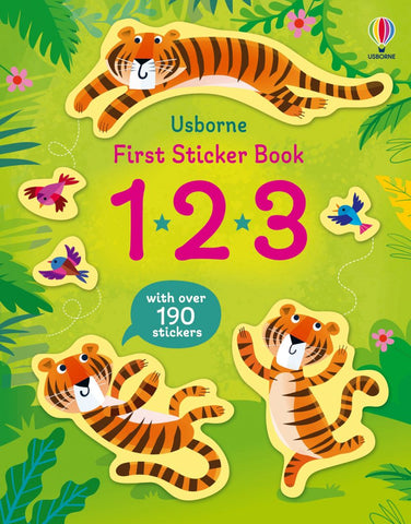 Usborne First Sticker Book: 123