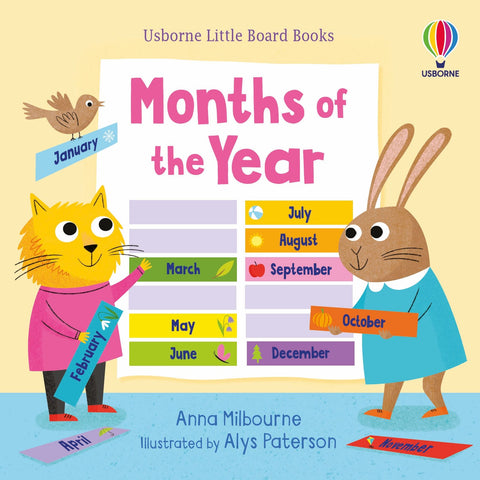 Usborne Little Board Book: Months of the Year