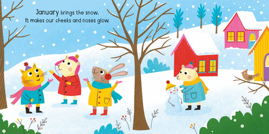 Usborne Little Board Book: Months of the Year