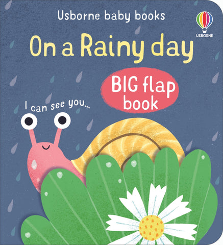 Usborne Baby Books: On a Rainy Day Big Flap Book