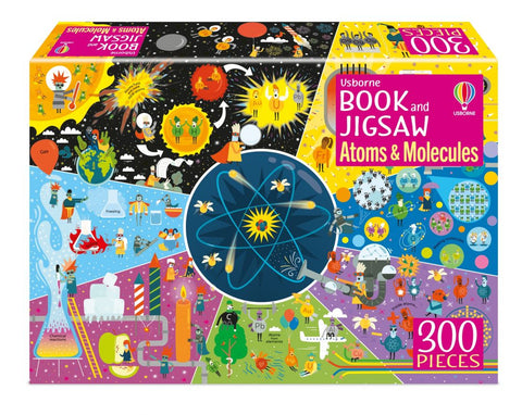 Usborne Book and Jigsaw Atoms and Molecules (300 pieces)