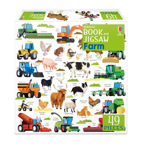 Usborne Book and Jigsaw Farm - 49 Pieces