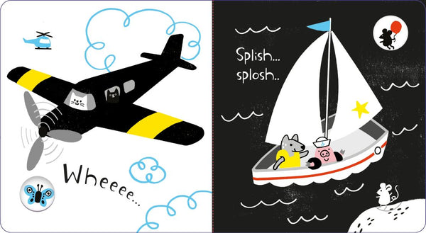 Usborne Baby's Black And White Books Things That Go