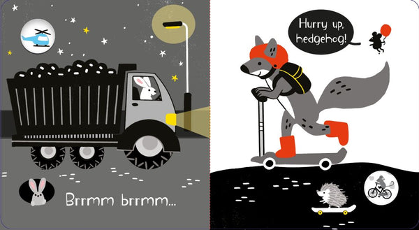 Usborne Baby's Black And White Books Things That Go