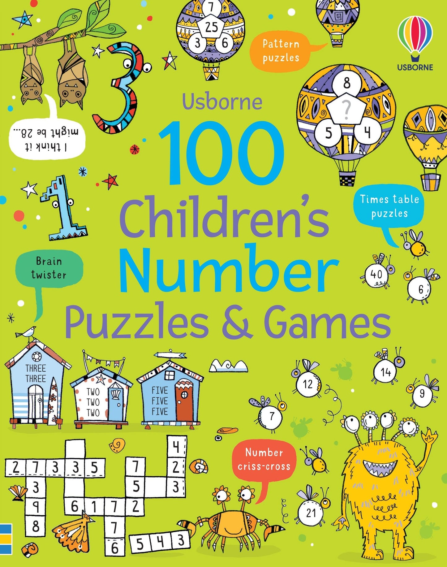 Usborne 100 Children's Number Puzzles & Games