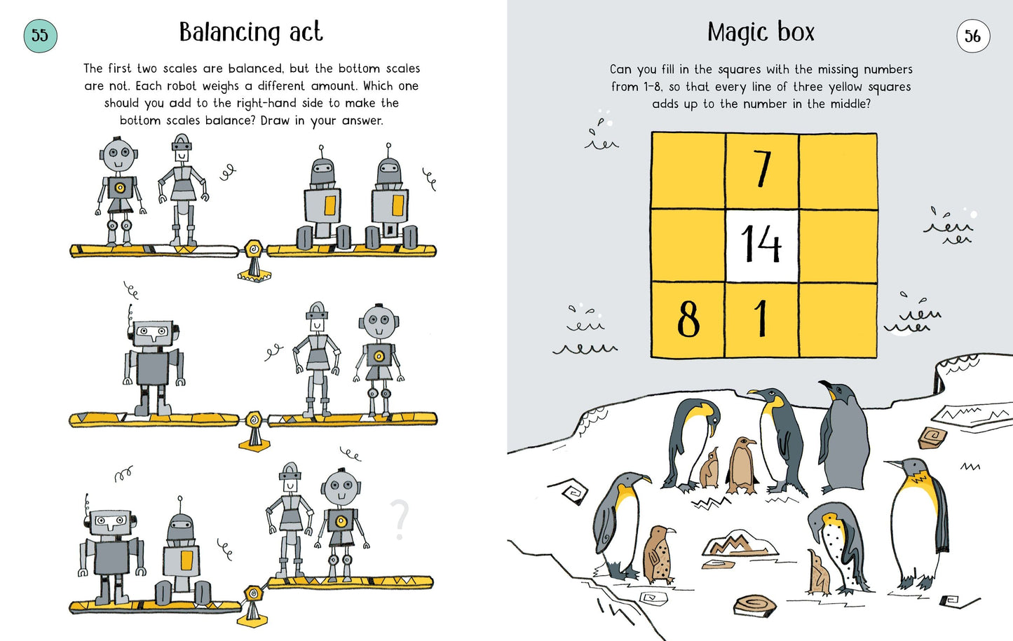 Usborne 100 Children's Number Puzzles & Games