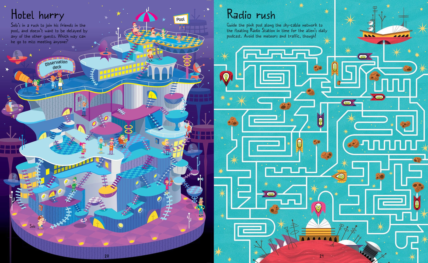 Usborne Space Maze Book