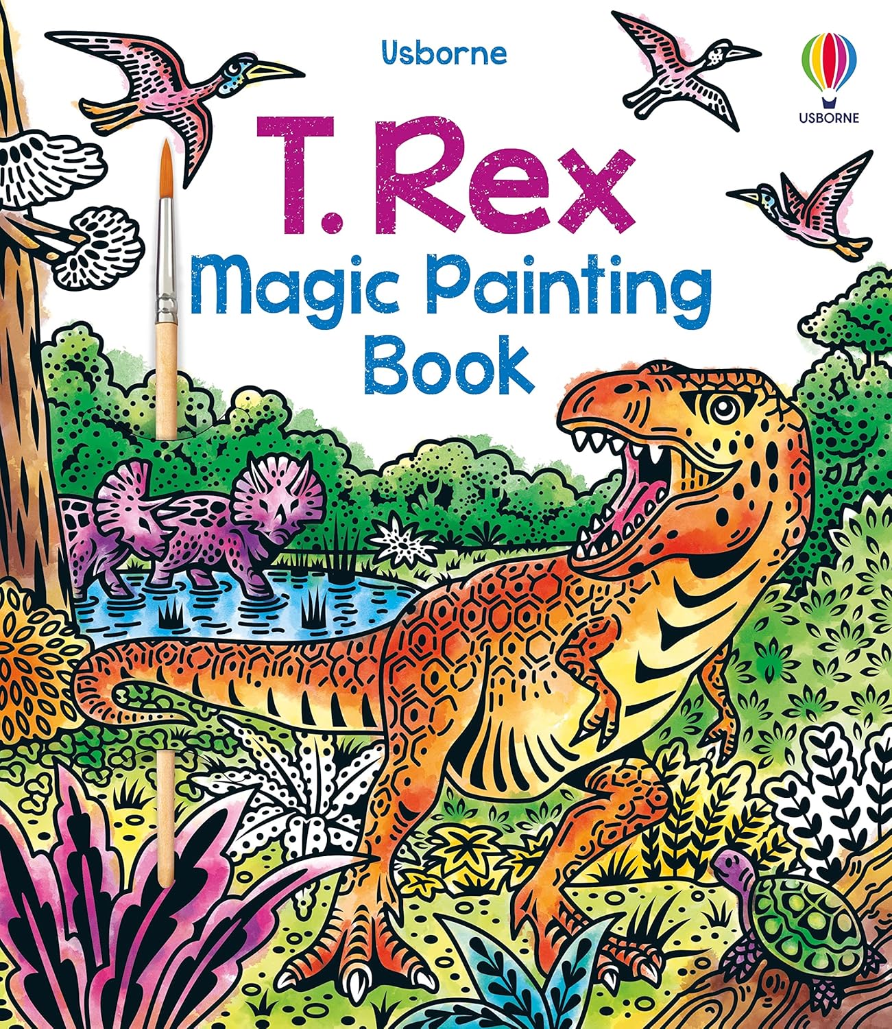 Usborne T. Rex Magic Painting Book