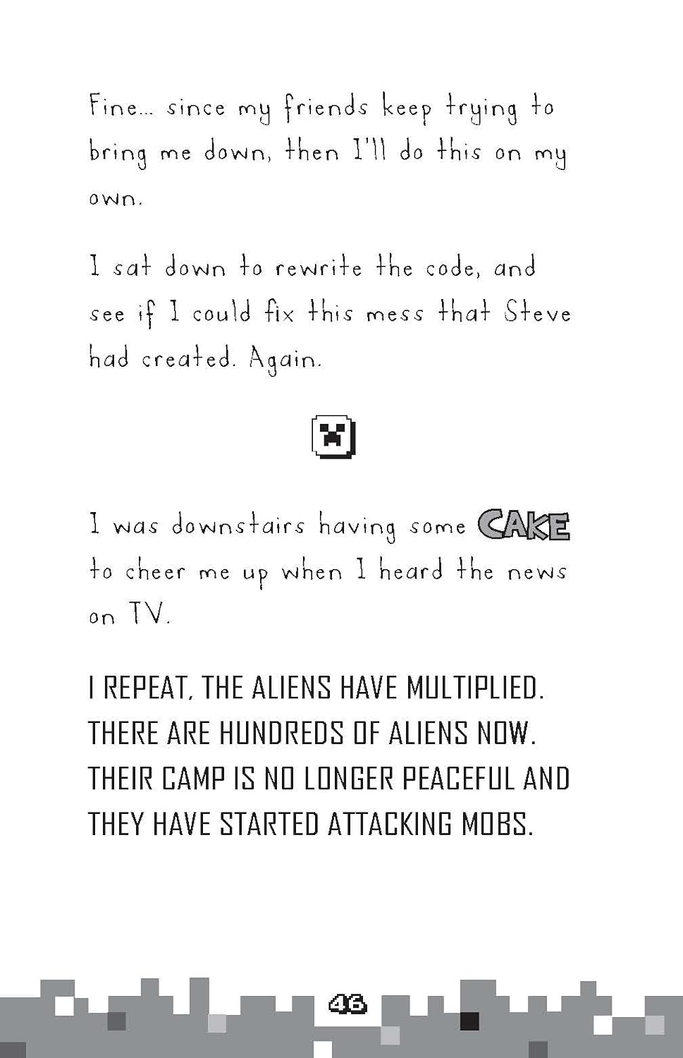 Diary of A Minecraft Zombie #19: Zombie's Vs Aliens