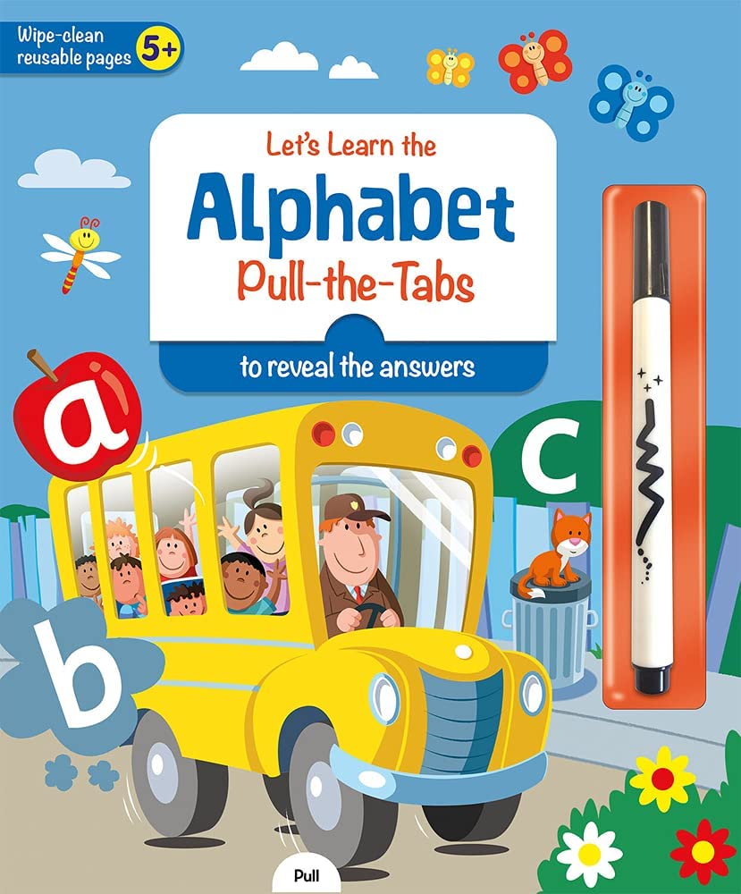 Alphabet Let Let's Learn The Alphabet Pull-the-Tabs to Reveal the Answers – Pupilio