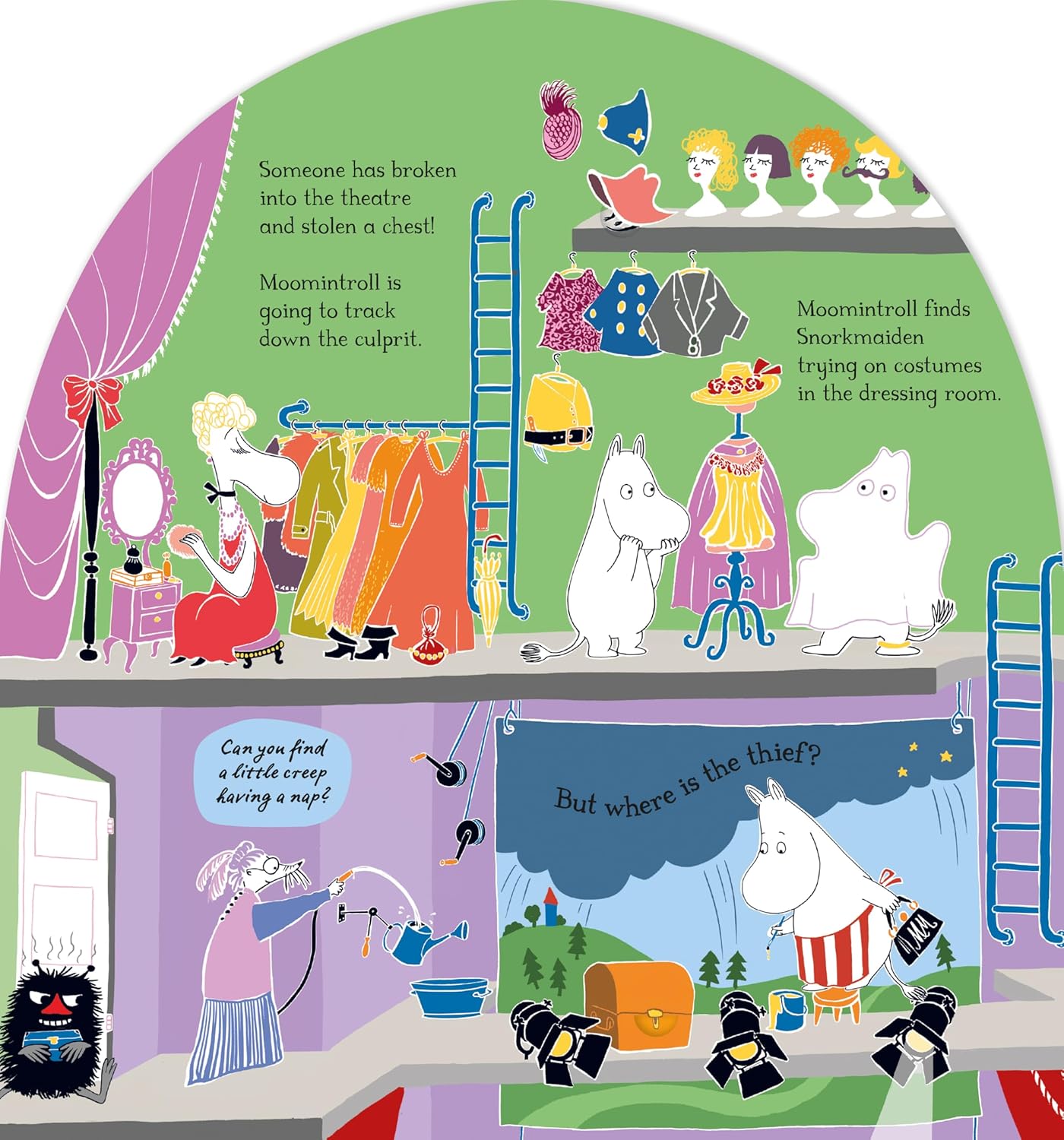 In the Theatre: A Lift-the-Flap Moomin Story