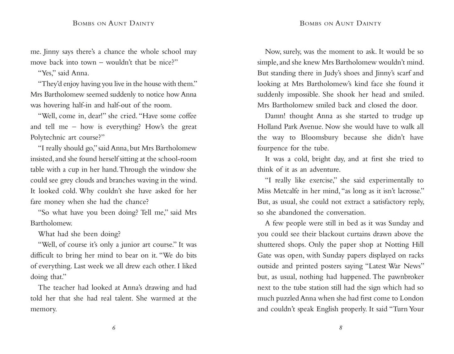 Bombs on Aunt Dainty