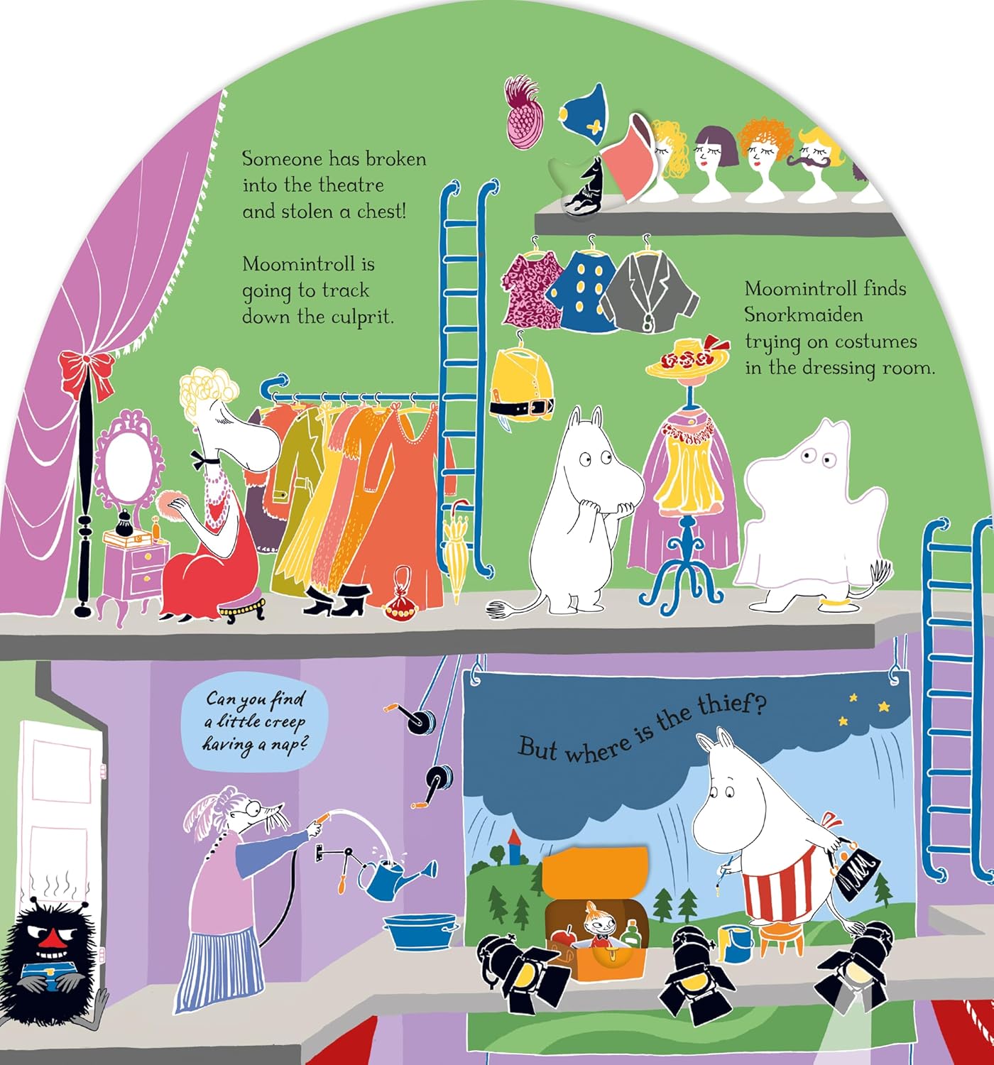 In the Theatre: A Lift-the-Flap Moomin Story