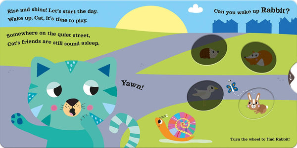 Good Morning Cat: A Magic Turn-the-Wheel Book