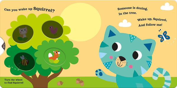 Good Morning Cat: A Magic Turn-the-Wheel Book