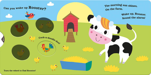 Good Morning Cow: A Magic Turn-the-Wheel Book