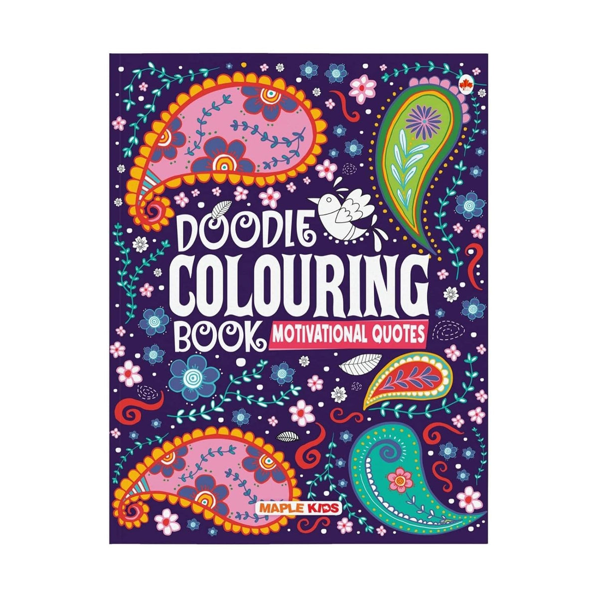 Doodle Colouring Book - Motivational Quotes