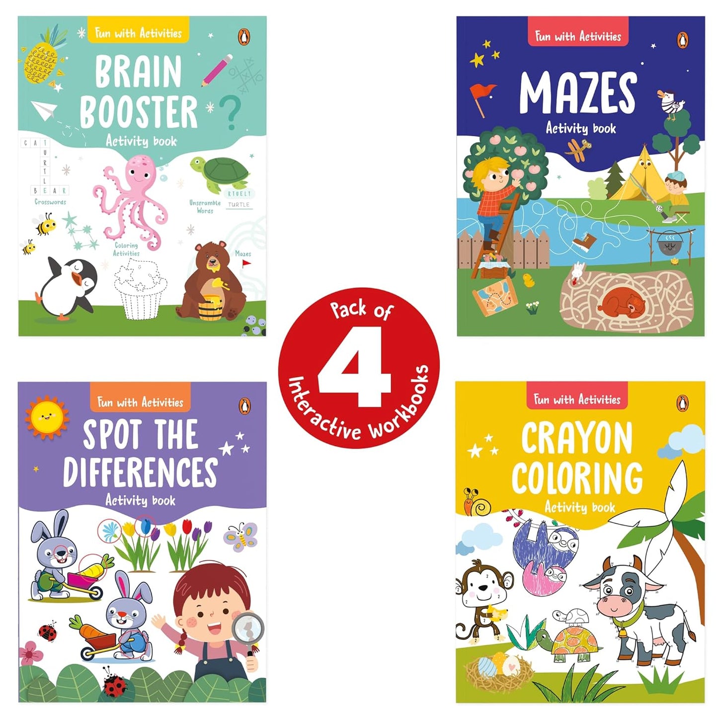 Fun with Activities Pack - 4 Books Pack