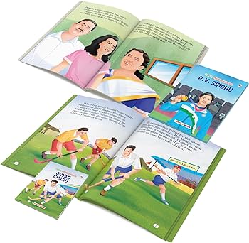 Indian Sportspersons (Illustrated) (Set of 5 books)