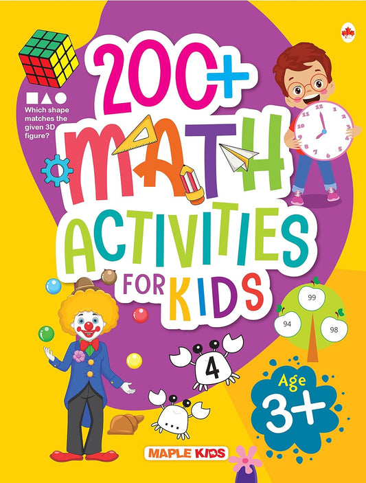 Math Activity Book for Kids - 200+ Activities