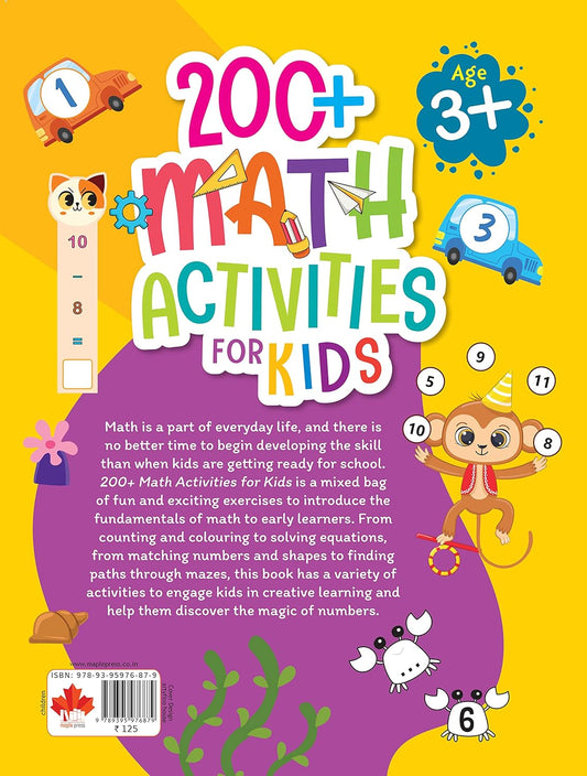 Math Activity Book for Kids - 200+ Activities