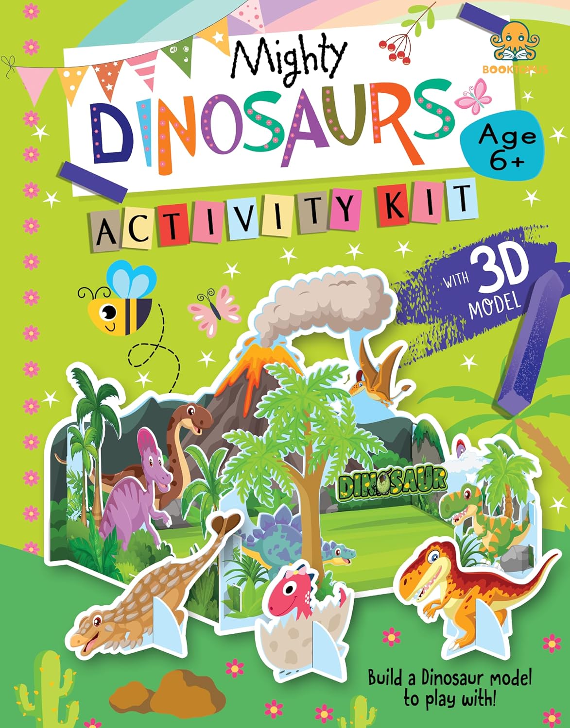 Mighty Dinosaurs Activity Kit with 3D Model