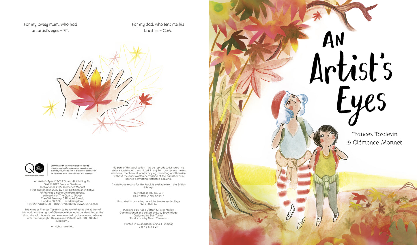 An Artist's Eyes - Frances Tosdevin