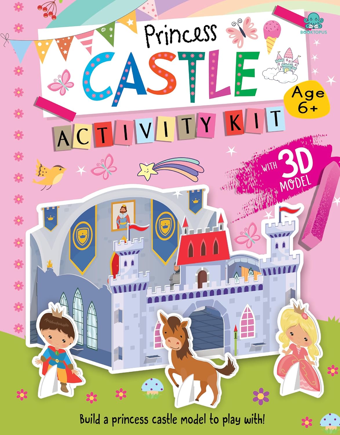 Princess Castle Activity Kit with 3D Model