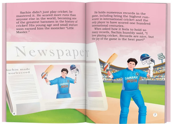 Indian Sportspersons (Illustrated) (Set of 5 books)