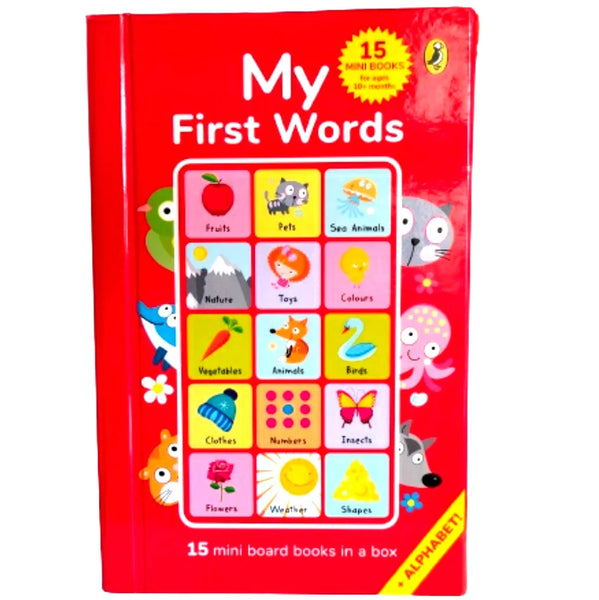 My First Words: 15 Mini Board Books