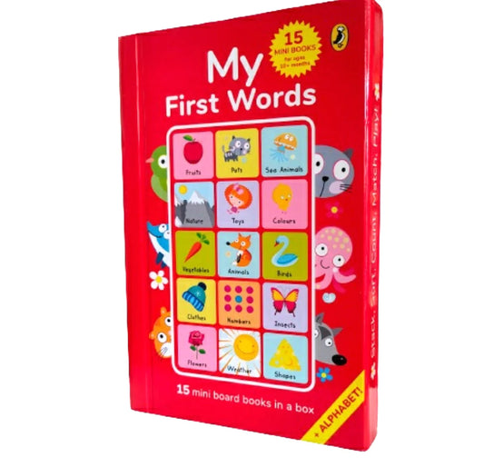 My First Words: 15 Mini Board Books