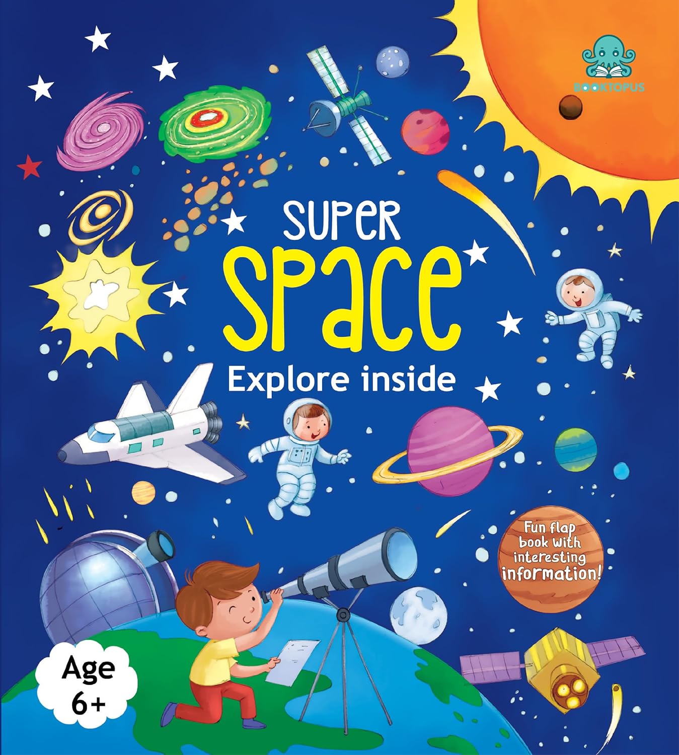 Super Space Explore Inside: Lift-the-Flap