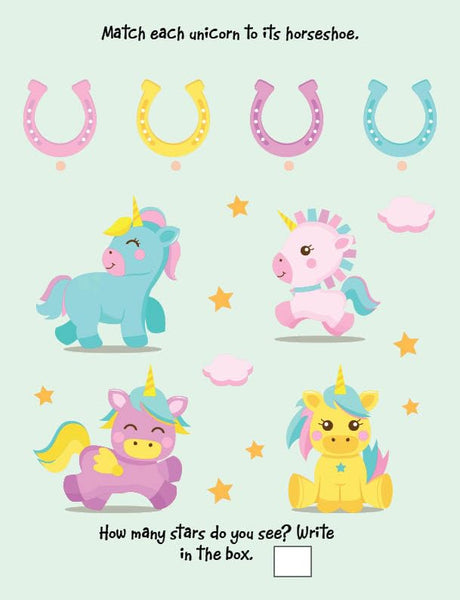 Magical Unicorns Activity Kit with 3D Model