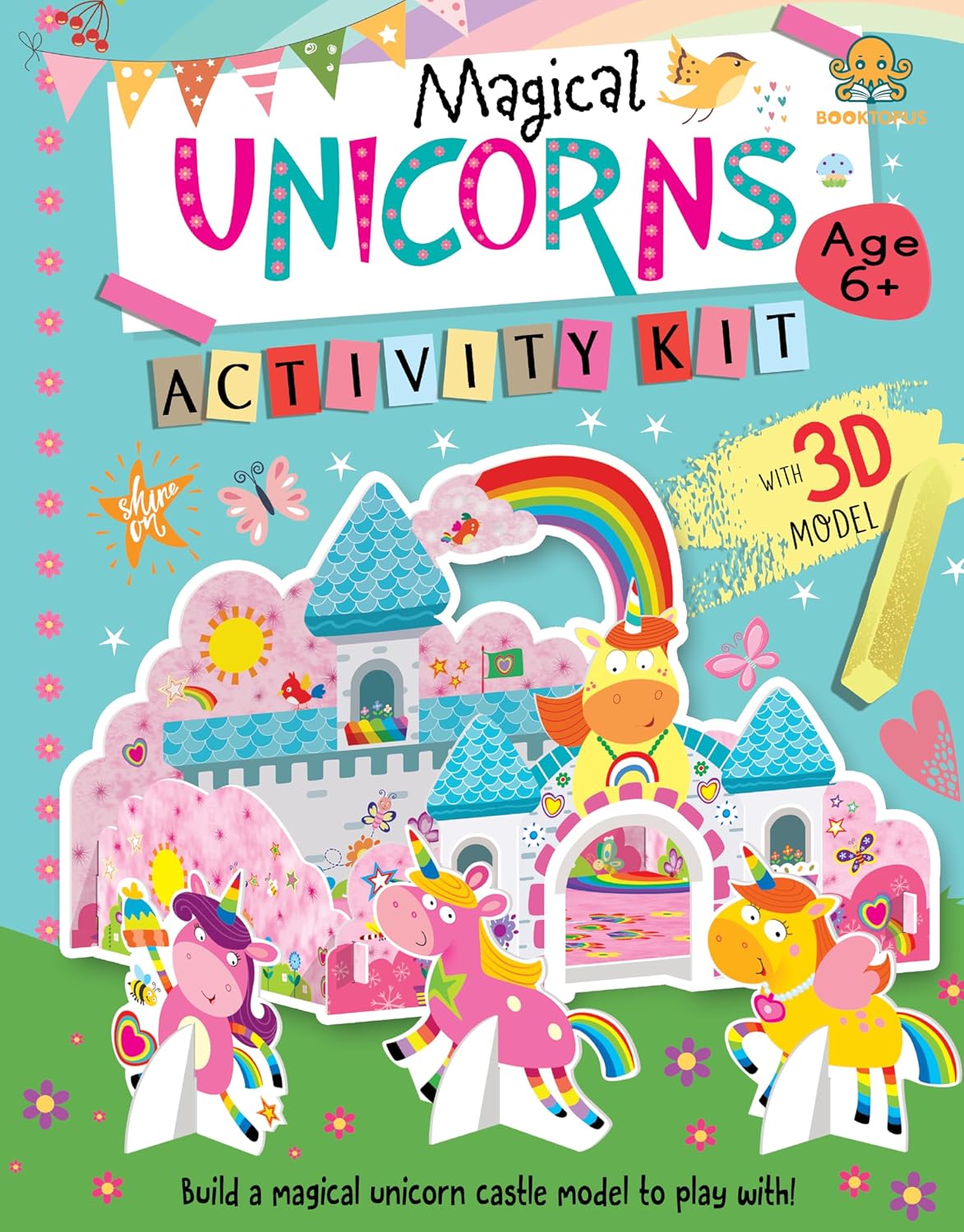 Magical Unicorns Activity Kit with 3D Model