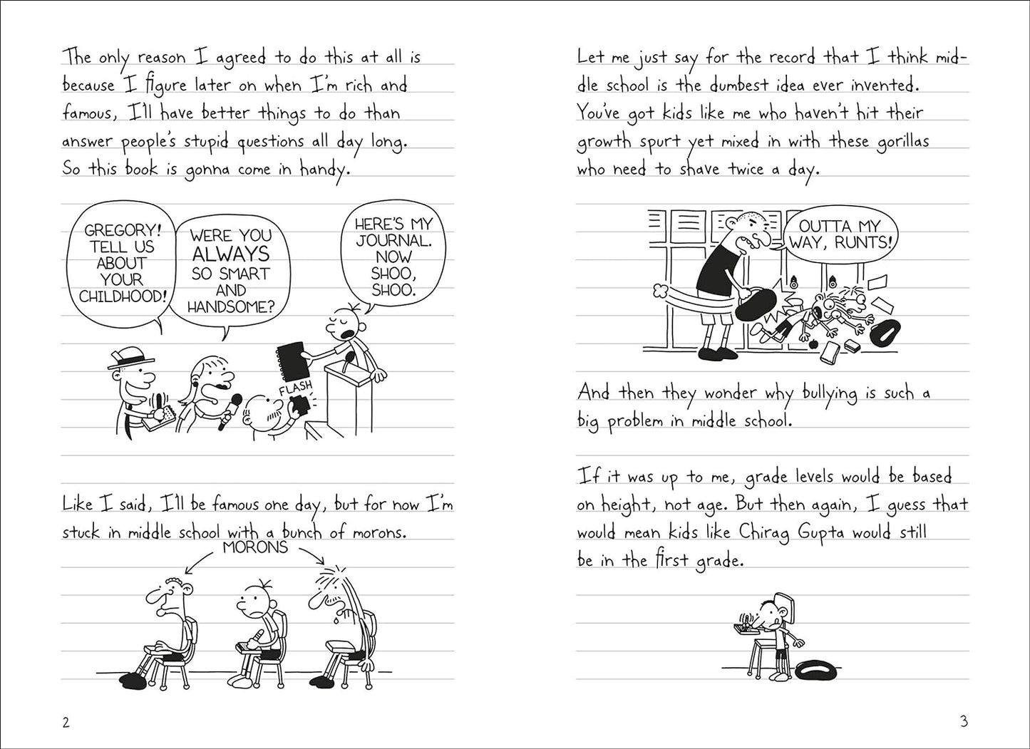Diary of a Wimpy Kid #1