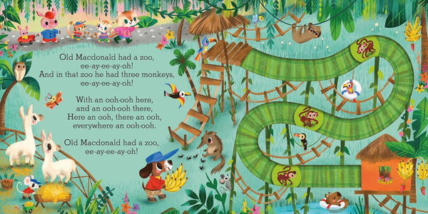 Old Macdonald Had a Zoo: A Slide and Count Book