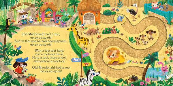 Old Macdonald Had a Zoo: A Slide and Count Book