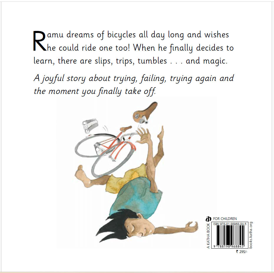 Ramu Rides A Bicycle